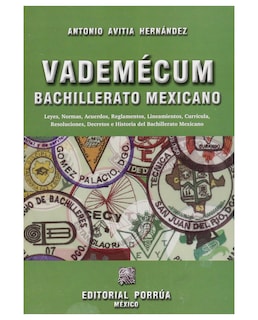 Foto 1 | Libro Vademécum Bachillerato Mexicano- Editorial Porrúa - Avitia Hernández, Antonio