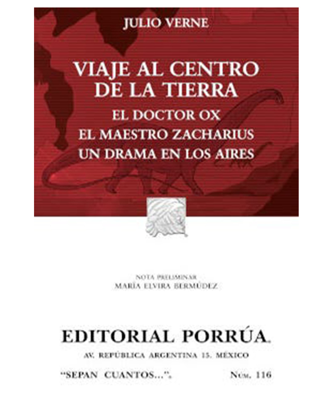 Foto 2 pulgar | Libro Viaje Al Centro De La Tierra · El Doctor Ox- Editorial Porrúa - Verne, Julio