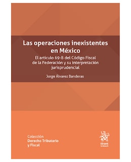 Foto 1 | Libro Las Operaciones Inexistentes En México- Tirant Lo Blanch - Álvarez Banderas,jorge