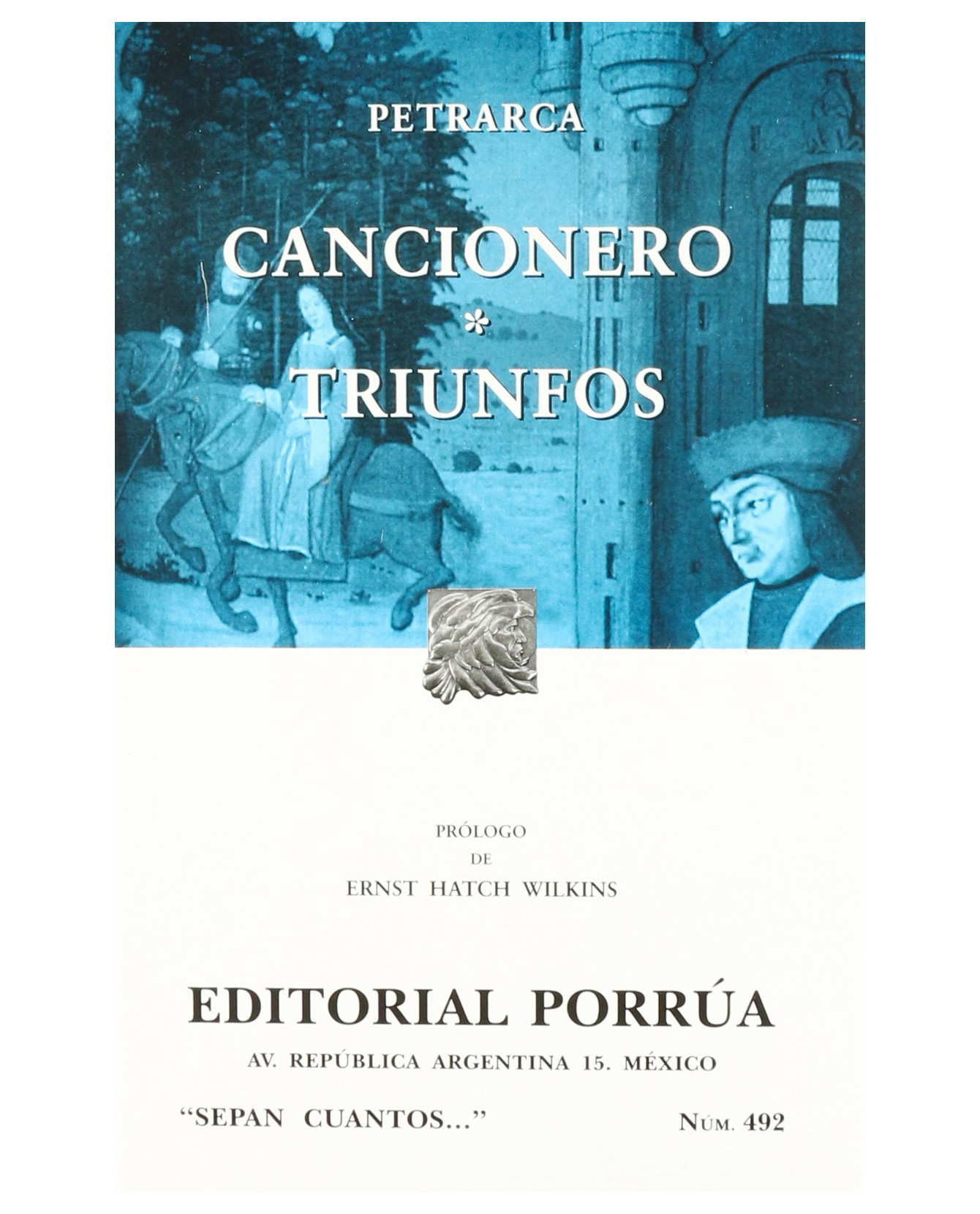 Foto 2 pulgar | Libro Cancionero · Triunfos- Editorial Porrúa - Petrarca, Francesco