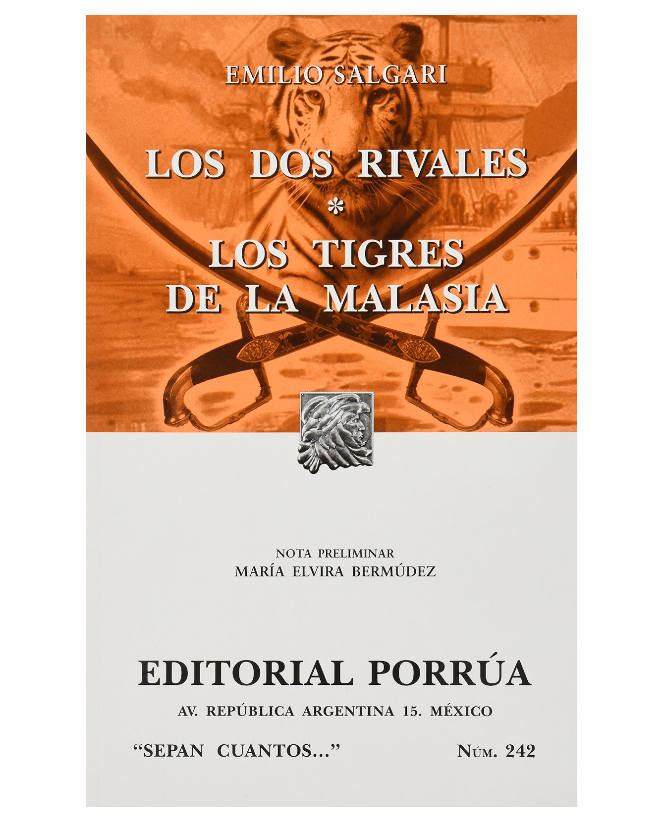 Foto 2 pulgar | Libro Los Dos Rivales · Los Tigres De Malasia- Editorial Porrúa - Salgari, Emilio