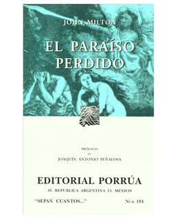 Foto 1 | Libro El Paraíso Perdido Editorial Porrúa John Milton