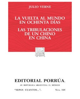 Foto 1 | Libro La Vuelta Al Mundo En Ochenta Días Las Tribulaciones De Un Chino En China Editorial Porrúa Julio Verne