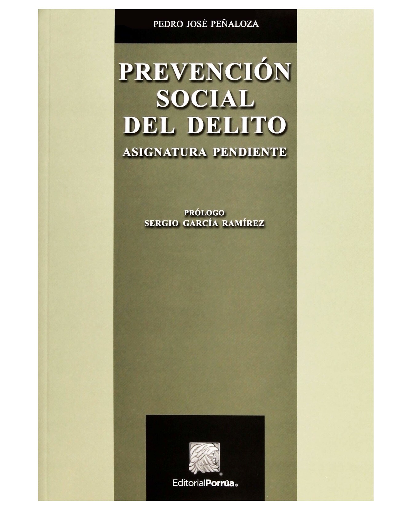 Libro Prevención Social Del Delito Editorial Porrúa  Peñaloza Pedro José $350