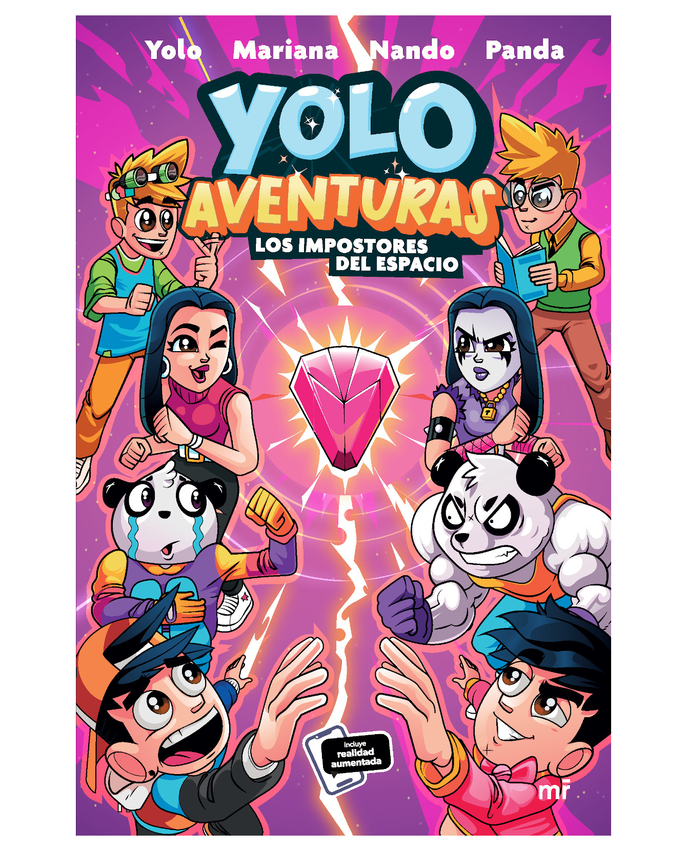 Foto 2 pulgar | Libro Yolo Aventuras 3 Y Los Impostores Del Espacio- Martínez Roca México - Yolo, Nando, Mariana Y Panda