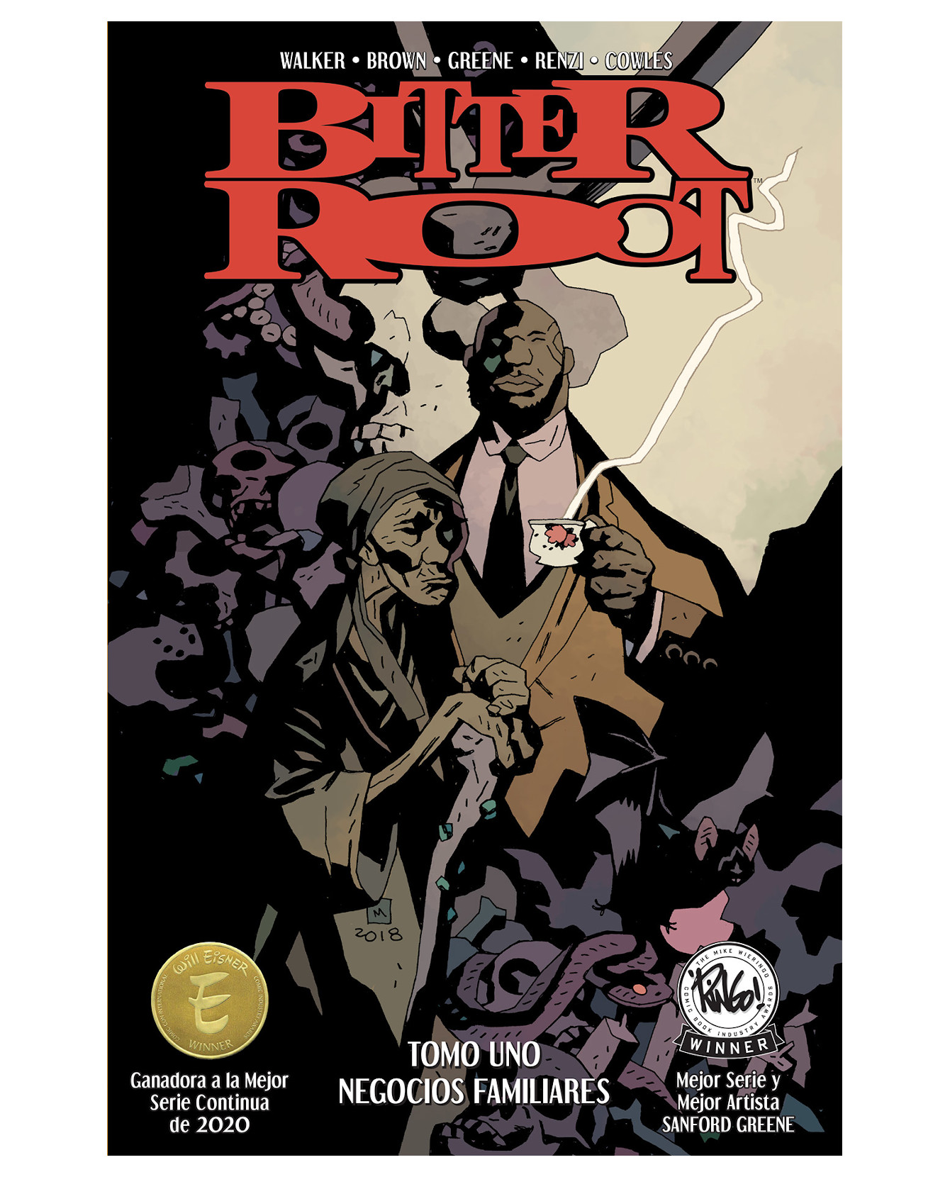 Foto 1 | Libro Bitter Root: Negocios Familiares 1b- Kamite - David F. Walker/Chuck Brown/Sanford Greene