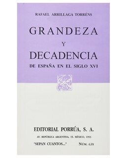 Foto 1 | Libro Grandeza Y Decadencia De España En El Siglo Xvi- Editorial Porrúa - Arrillaga Torréns, Rafael