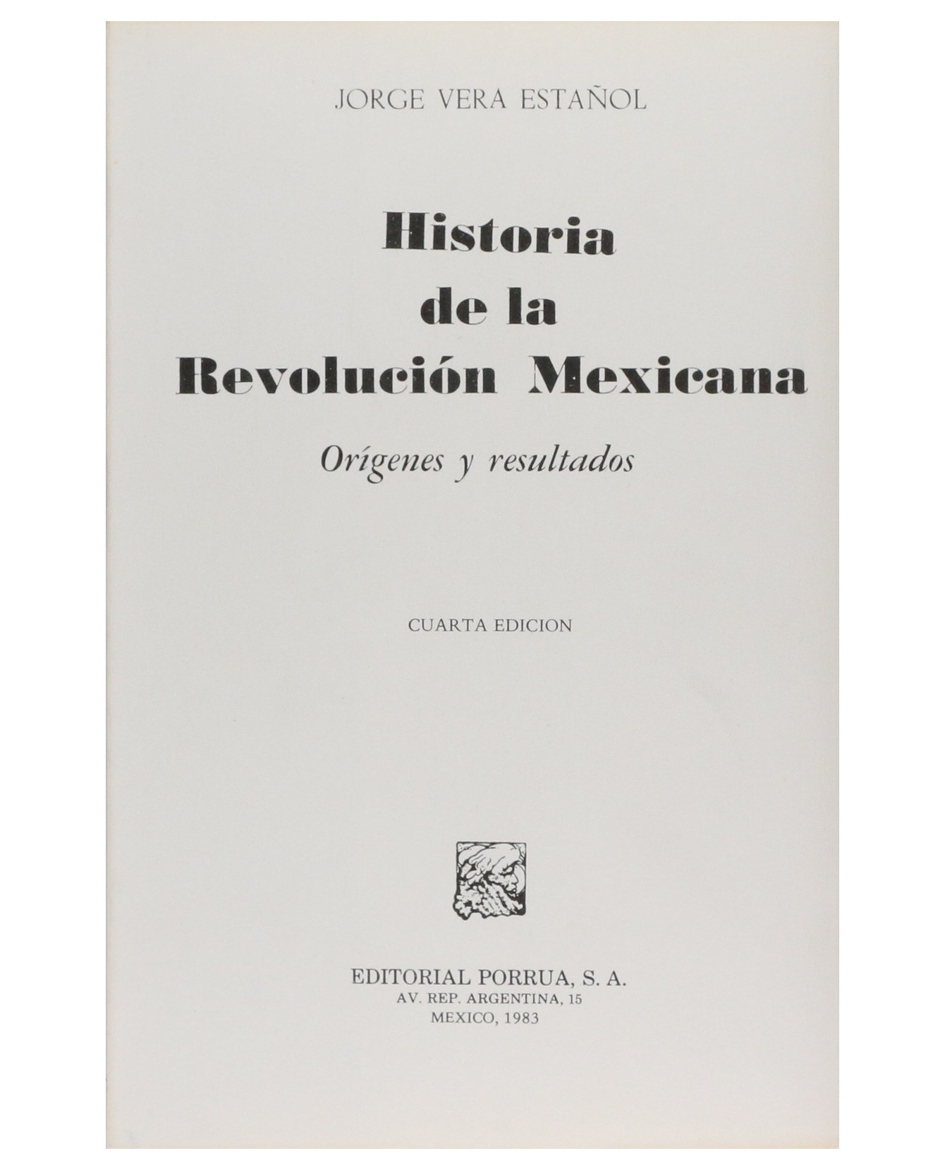 Foto 2 pulgar | Libro Historia De La Revolución Mexicana Editorial Porrúa Vera Estañol Jorge