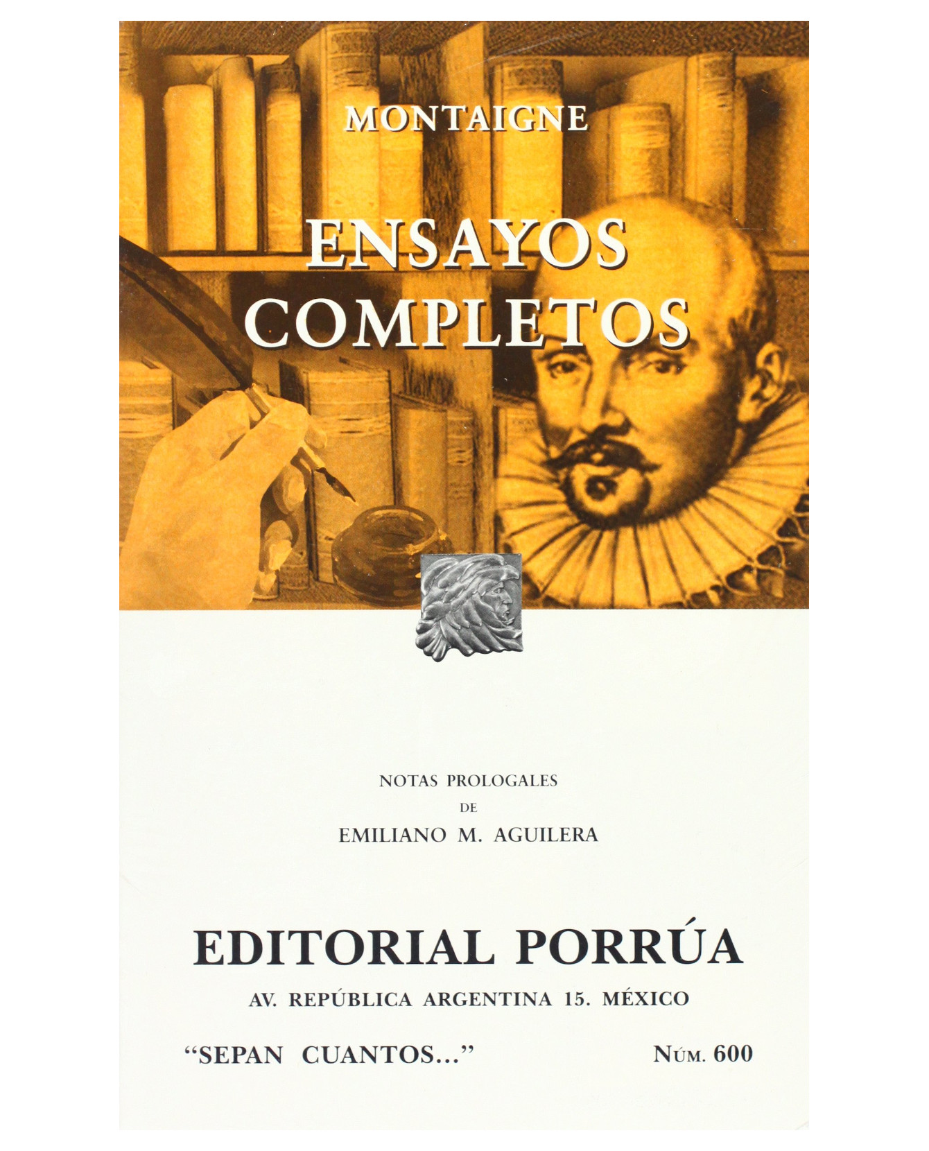 Foto 2 pulgar | Libro Ensayos Completos Editorial Porrúa  Montaigne Michel Eyquem De