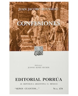 Foto 1 | Libro Confesiones Editorial Porrúa Rousseau Jean-jacques