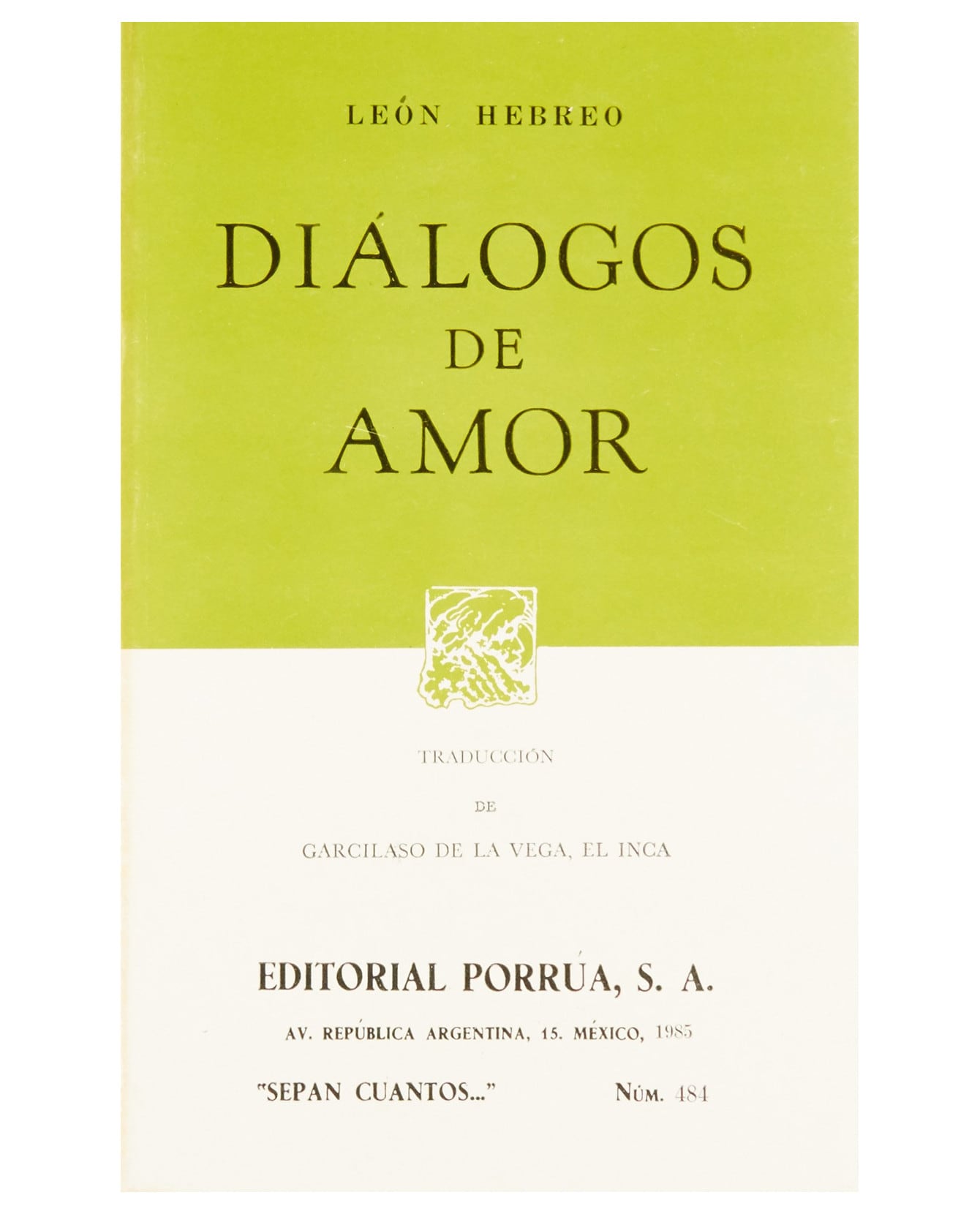 Libro Diálogos De Amor- Editorial Porrúa - Hebreo, León $199