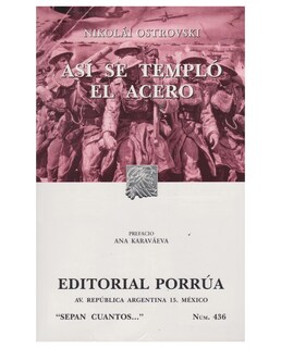 Foto 1 | Libro Así Se Templó El Acero- Editorial Porrúa - Ostrovski, Nicolái