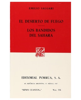 Foto 1 | Libro El Desierto De Fuego · Los Bandidos De Sahara- Editorial Porrúa - Salgari, Emilio