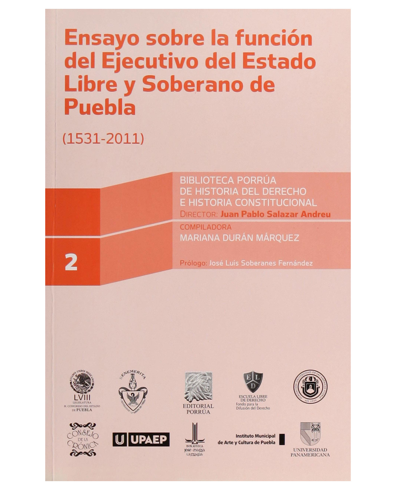 Foto 1 | Libro Ensayo Sobre La Función Del Ejecutivo Del Estado Libre Y Soberano- Editorial Porrúa - Cesatti Díaz, Diana Crist