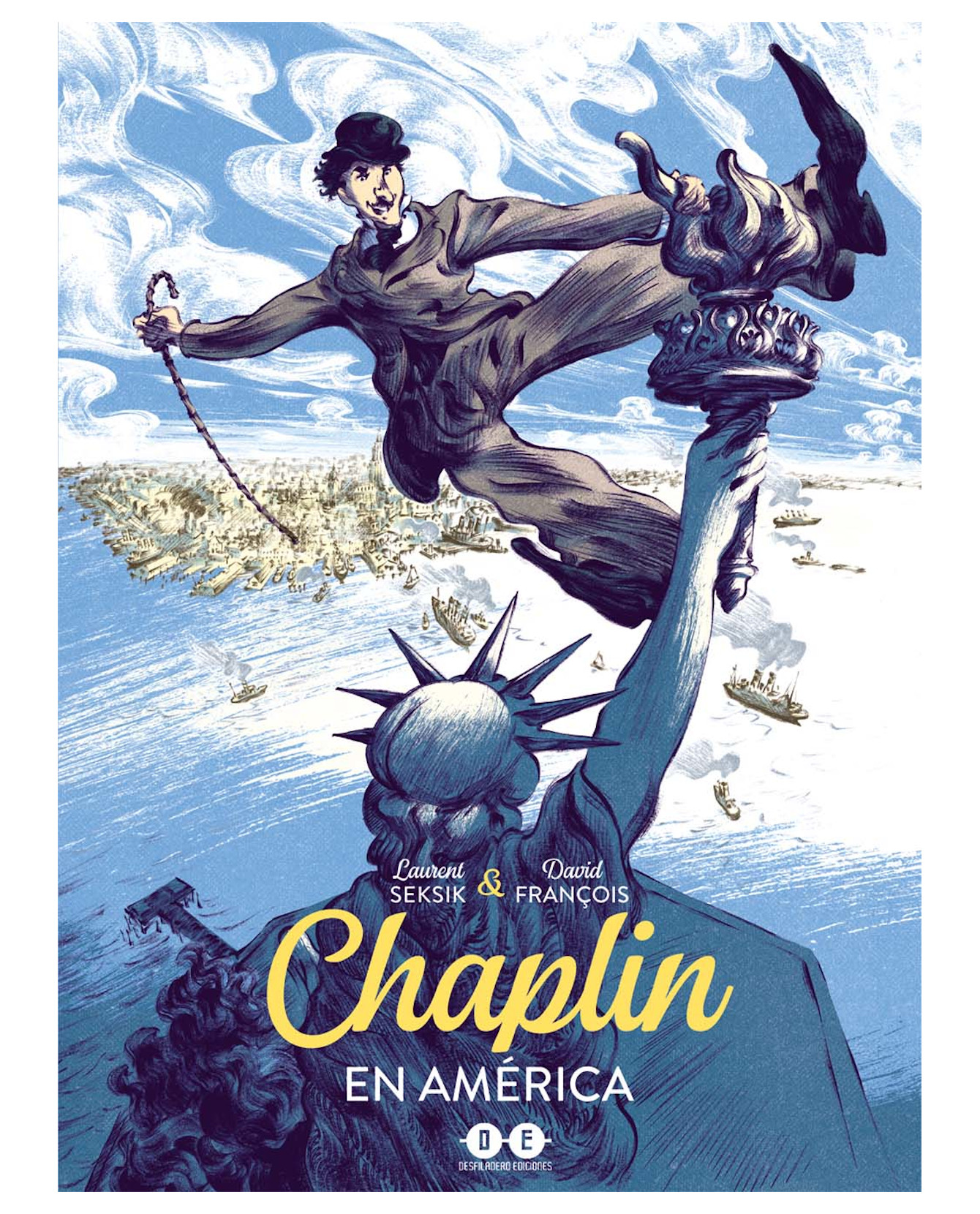 Foto 2 pulgar | Libro Chaplin En América- Sargantana - Seksik, Laurent, François, David
