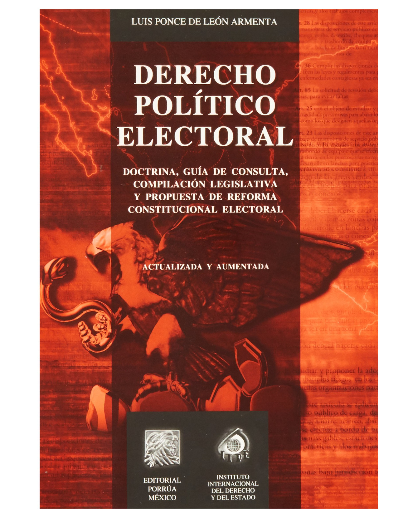 Libro Derecho Político Electoral Editorial Porrúa Ponce De León Armenta Luis