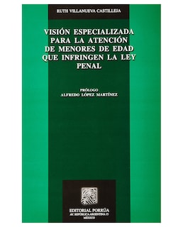 Foto 1 | Libro Visión Especializada Para La Atención De Menores De Edad Que Infringen La Ley Penal Autor Alfredo López