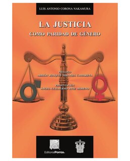 Foto 1 | Libro La Justicia Como Paridad De Género- Editorial Porrúa - Corona Nakamura, Luis Antonio