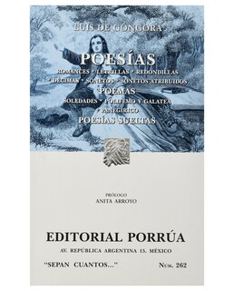 Foto 1 | Libro Poesías: Romances · Letrillas · Redondillas · Décimas- Editorial Porrúa - Góngora Y Argote, Luis De