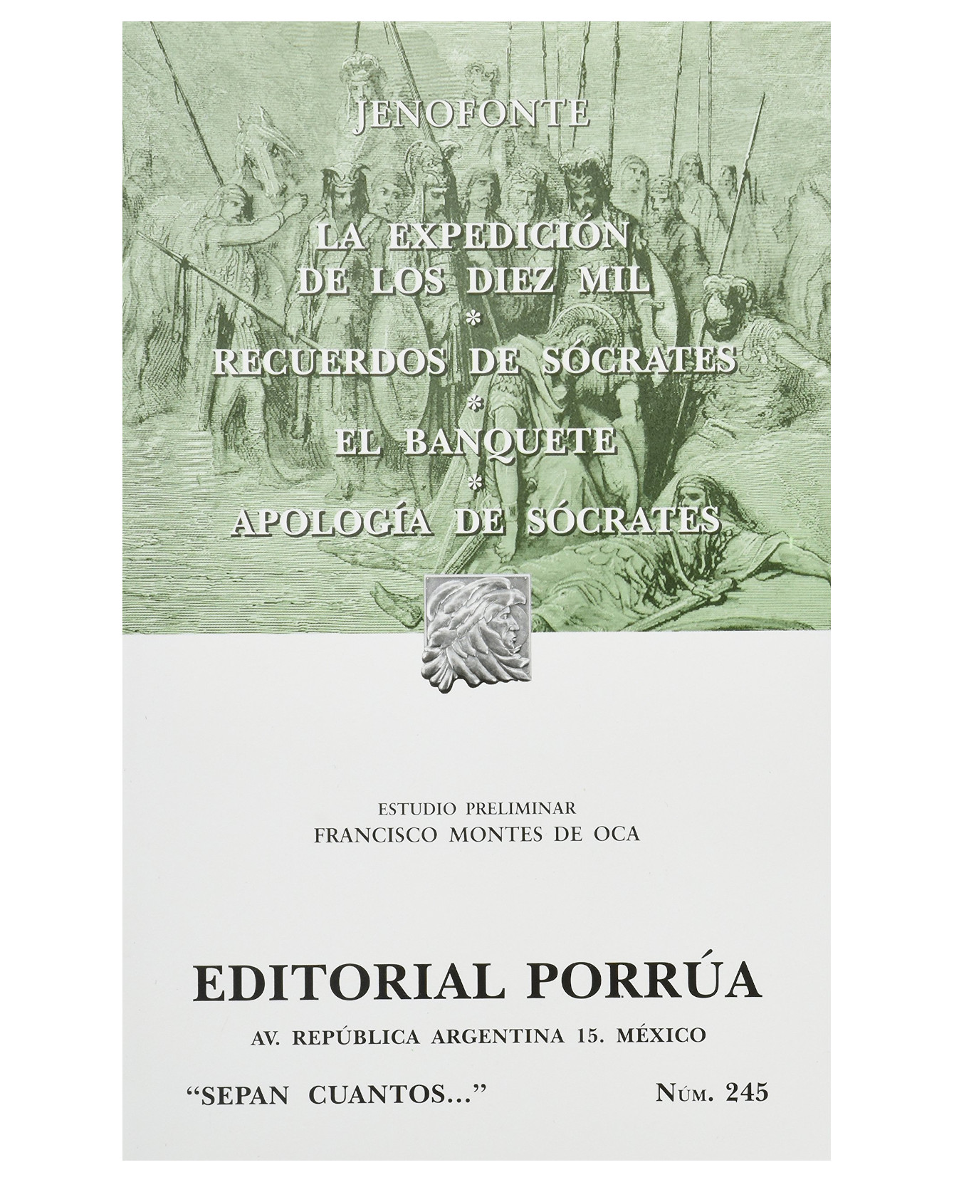 Foto 1 | Libro La Expedición De Los Diez Mil · Recuerdos De Sócrates- Editorial Porrúa - Jenofonte