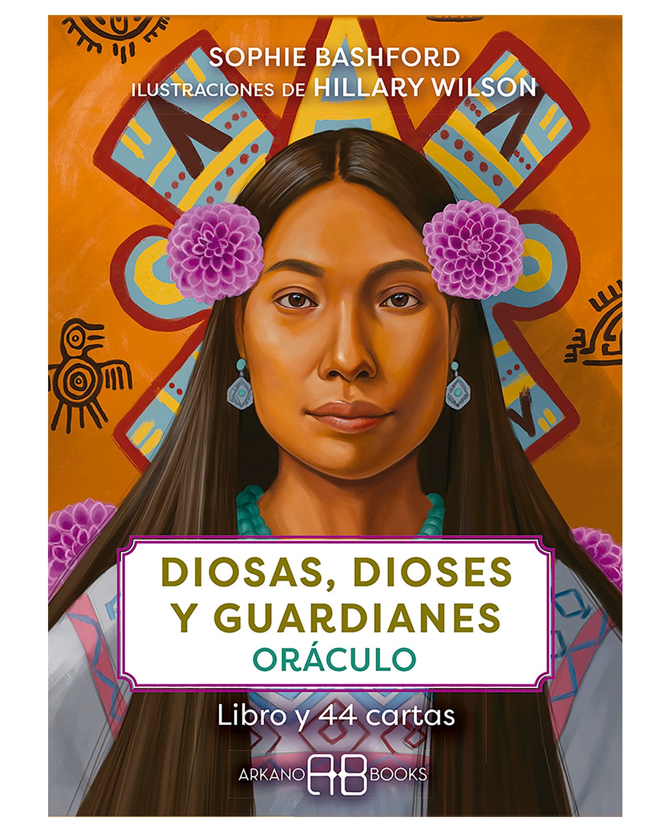 Diosas, Dioses Y Guardianes. Oráculo (libro Y Cartas)- Arkano Books - Bashford, Sophie/wilson, Hillary $580