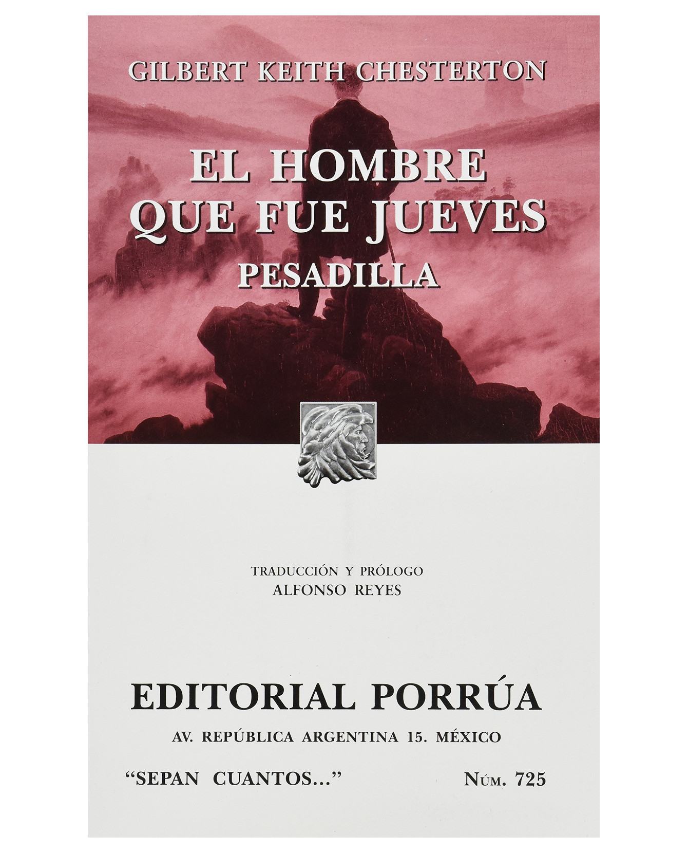 Foto 1 | Libro El Hombre Que Fue Jueves: Pesadilla- Editorial Porrúa - Chesterton, Gilbert Keith