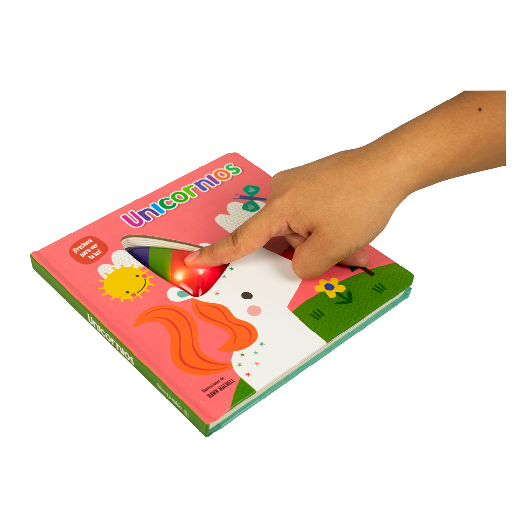 Foto 5 pulgar | Libro Cuento Infantil Presiona Para Ver Las Luces: Unicornios- Advanced - Varios Autores
