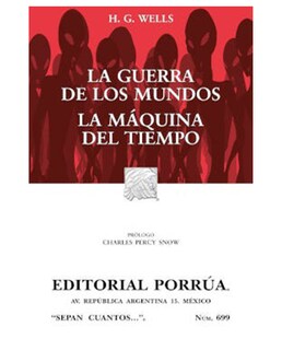 Foto 1 | Libro La Guerra De Los Mundos · La Máquina Del Tiempo- Editorial Porrúa - Wells, Herbert George