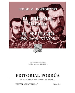 Foto 1 | Libro El Príncipe Idiota · El Sepulcro De Los Vivos- Editorial Porrúa - Dostoievski, Fiódor Mijáilovich
