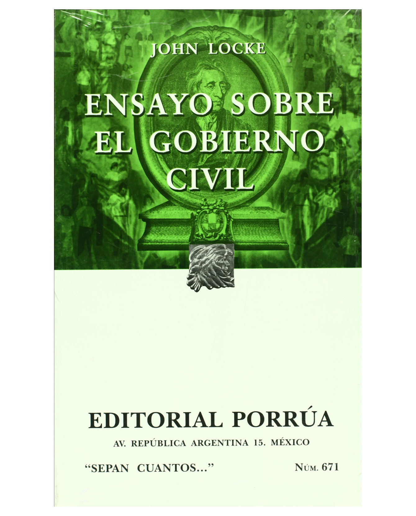 Foto 2 pulgar | Libro Ensayo Sobre El Gobierno Civil- Editorial Porrúa - Locke, John