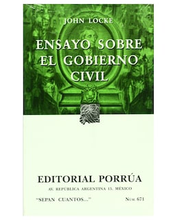 Foto 1 | Libro Ensayo Sobre El Gobierno Civil- Editorial Porrúa - Locke, John
