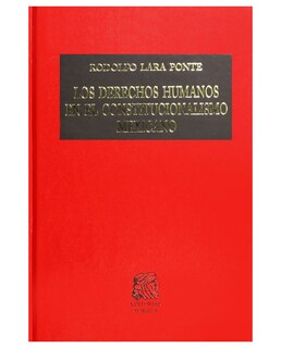 Foto 1 | Libro Los Derechos Humanos En El Constitucionalismo Mexicano- Editorial Porrúa - Lara Ponte, Rodolfo