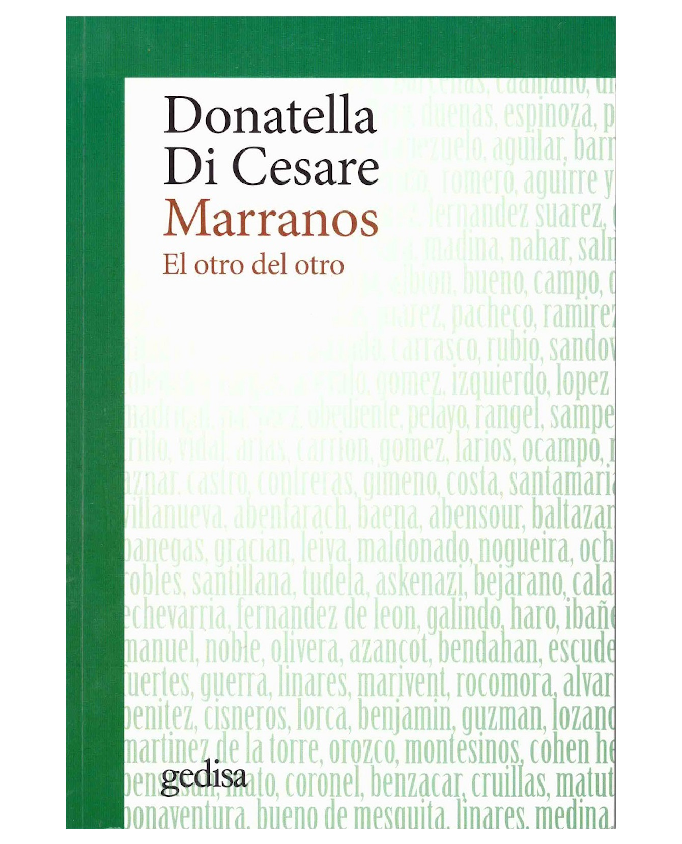 Foto 2 pulgar | Libro Marranos El Otro Del Otro- Gedisa - Donatella, Di Cesare