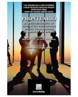 Foto 1 | Libro Prontuario De Procedimientos En Conflictos Individuales De Los Trabajadores- Editorial Porrúa - Peña Gutiérrez