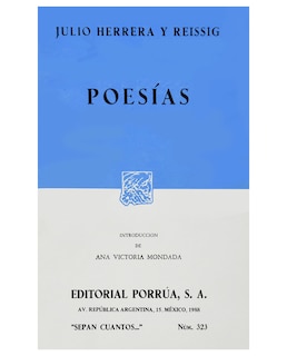 Foto 1 | Libro Poesías- Editorial Porrúa - Herrera Y Reissig, Julio