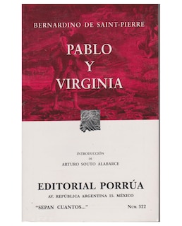 Foto 1 | Libro Pablo Y Virginia- Editorial Porrúa - Saint Pierre, Bernardino De