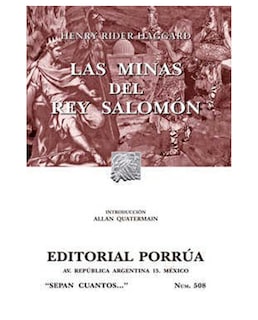Foto 1 | Libro Las Minas Del Rey Salomón- Editorial Porrúa - Haggard, Henry Rider