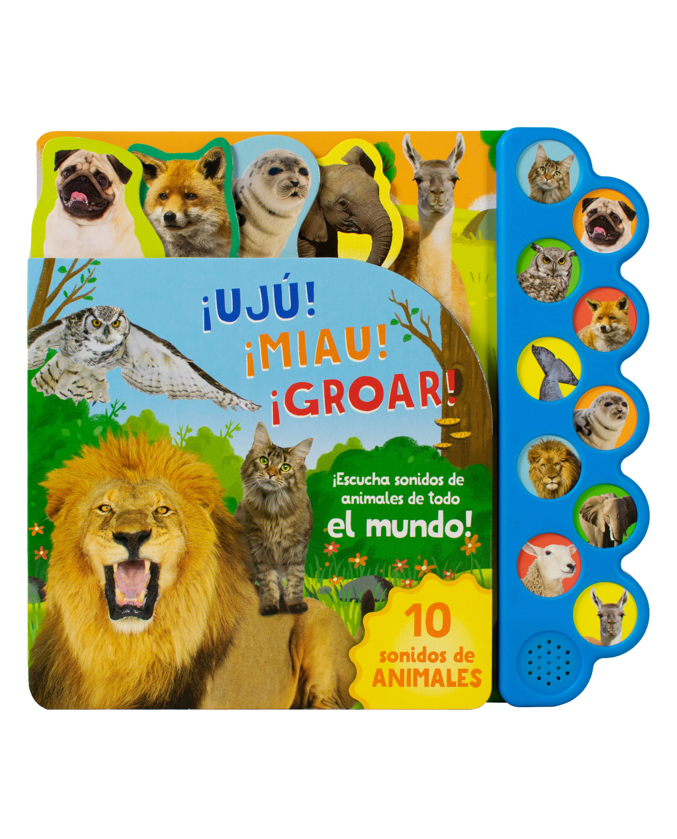 Foto 2 pulgar | Libro Infantil: 10 Sonidos De Dinosaurios Uju Miau Groar- Advanced - Varios Autores