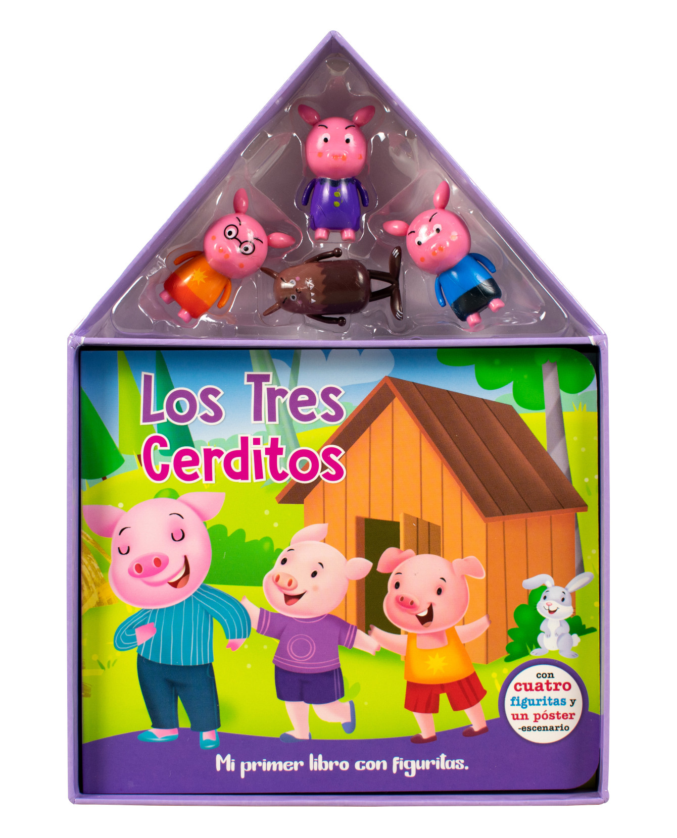 Foto 2 pulgar | Cuento Infantil Mi Primer Libro Con Figuritas: Los Tres Cerditos- Advanced - Varios Autores