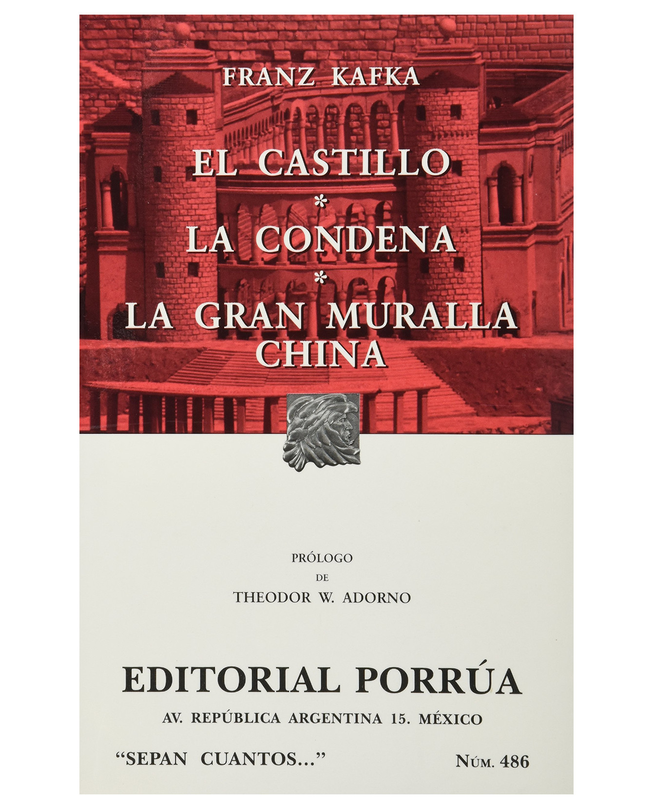 Foto 1 | Libro El Castillo · La Condena · La Gran Muralla China- Editorial Porrúa - Kafka, Franz