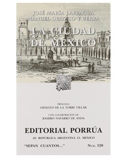 Foto 1 | Libro La Ciudad De México- Editorial Porrúa - Lafragua, José María,orozco Y Berra, Manuel