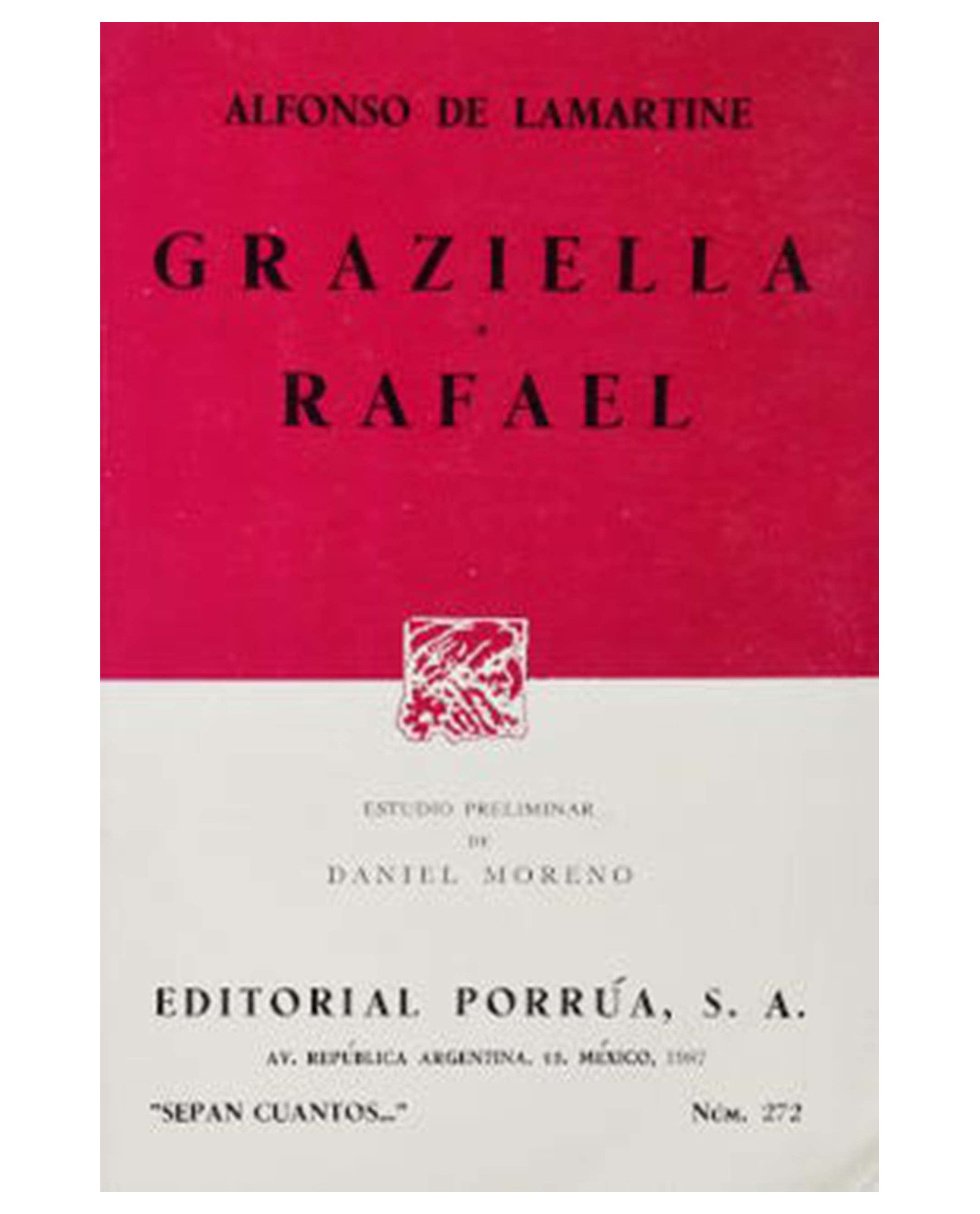 Libro Graziella · Rafael- Editorial Porrúa - Lamartine, Alfonso De