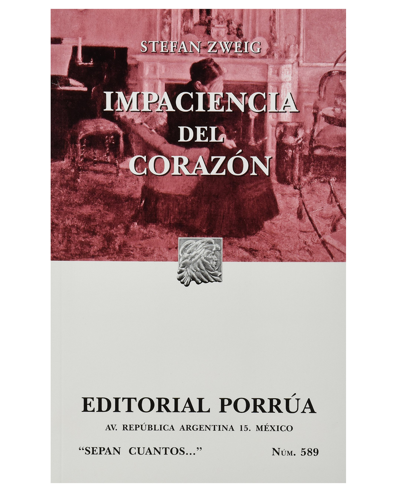 Foto 2 pulgar | Libro Impaciencia Del Corazón- Editorial Porrúa - Zweig, Stefan