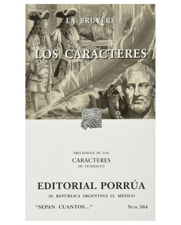 Foto 1 | Libro Los Caracteres- Editorial Porrúa - La Bruyére, Jean De