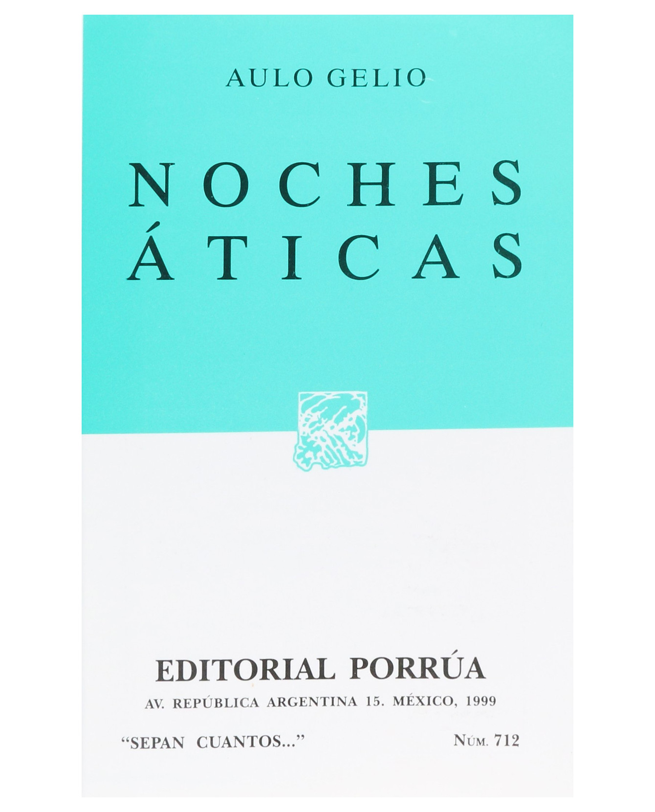 Foto 2 pulgar | Libro Noches Áticas- Editorial Porrúa - Gelio, Aulo