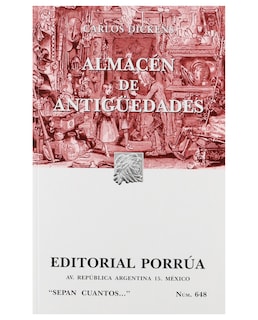 Foto 1 | Libro Almacén De Antigüedades- Editorial Porrúa - Dickens, Carlos