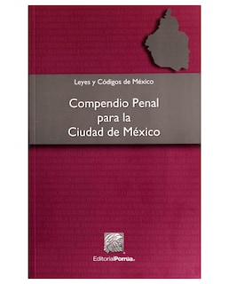 Foto 1 | Libro Compendio Penal Para La Ciudad De México- Editorial Porrúa - Sin Autor