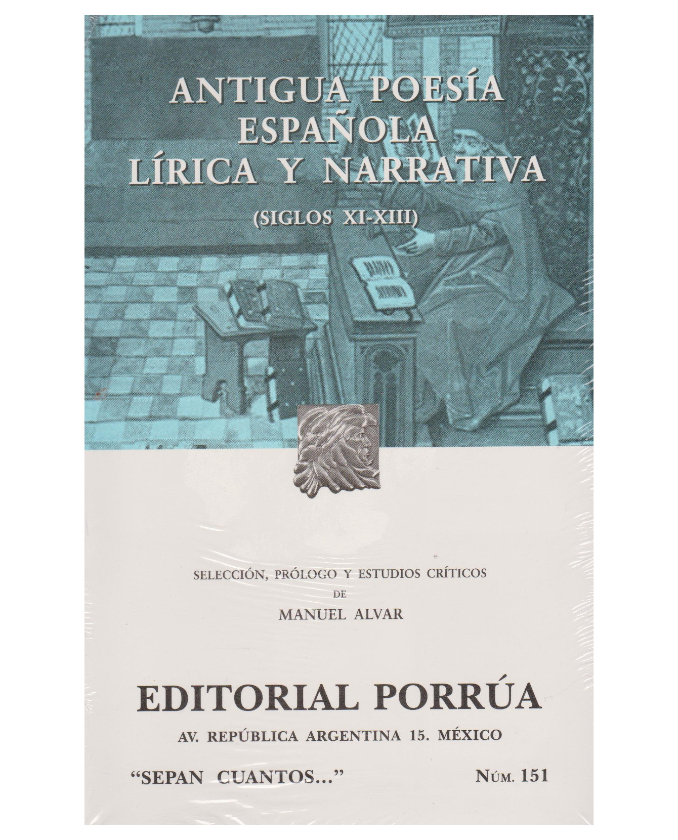 Foto 2 pulgar | Libro Antigua Poesía Española Lírica Y Narrativa (siglos Xi-xiii)- Editorial Porrúa - Alvar Ezquerra, Manuel