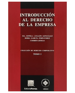 Foto 1 | Libro Introducción Al Derecho De La Empresa- Editorial Porrúa - García Fernández, Dora