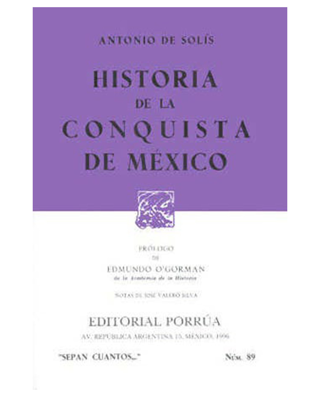 Foto 2 pulgar | Libro Historia De La Conquista De México- Editorial Porrúa - Solis Y Rivadeneira, Antonio De